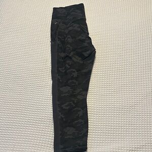 Fabletics Black Camouflage Leggings